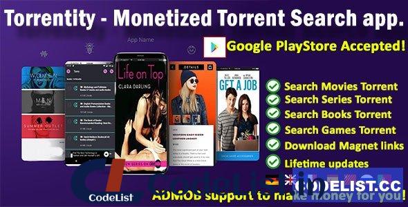 Torrentity v1.0 – Torrent search app for streaming and download