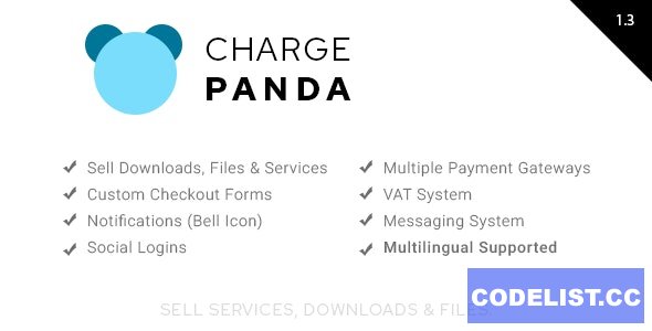 ChargePanda v1.3.0 – Sell Downloads, Files and Services (PHP Script)