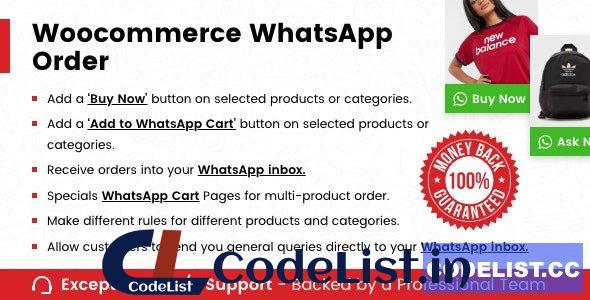 WooCommerce Whatsapp Order v1.0.4