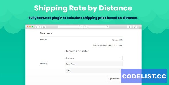 Shipping Rate by Distance for WooCommerce v1.1.2