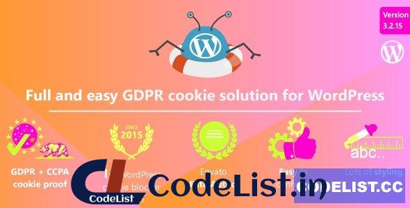 WeePie Cookie Allow v3.4.7 – Easy & Complete Cookie Consent