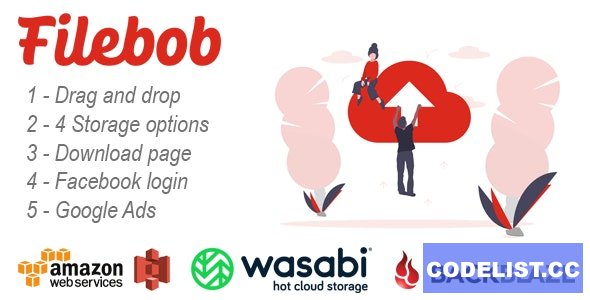 Filebob v1.2.0 – File Sharing And Storage Platform