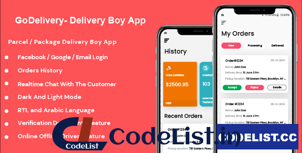 GoDelivery v1.0.1 – Delivery Software for Managing Your Local Deliveries – DeliveryBoy App