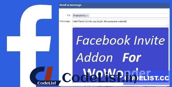 Facebook Invite Addon For WoWonder – 22 March 2021