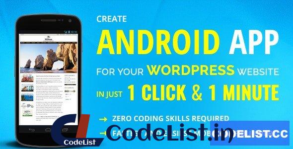 Wappress v5.0.8 – builds Android Mobile App for any WordPress website