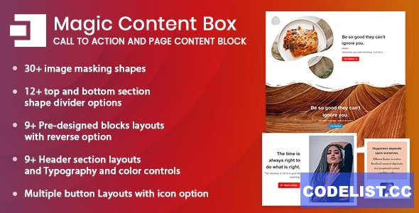 Magic Content Box v1.0.0 – Page Content Builder Gutenberg Block for WordPress