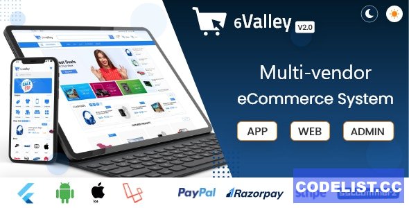 6valley Multi-Vendor E-commerce v2.0 – Complete eCommerce Mobile App, Web and Admin Panel