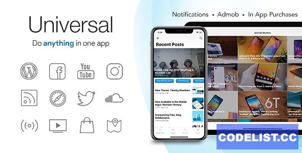 Universal for IOS v4.4.7 – Full Multi-Purpose IOS app