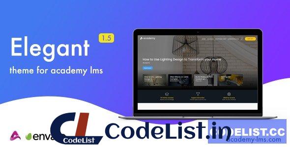 Elegant v1.5 – Academy LMS Theme