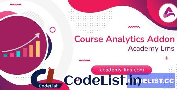 Academy LMS Course Analytics Addon v1.0