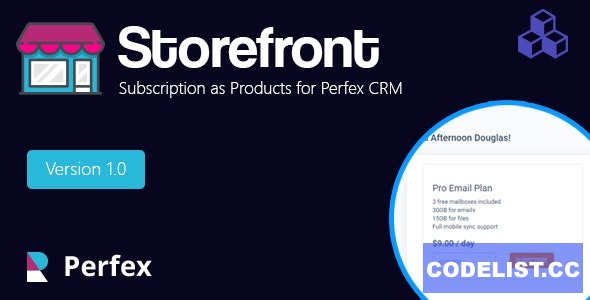 Products and services for Perfex CRM v1.3.2