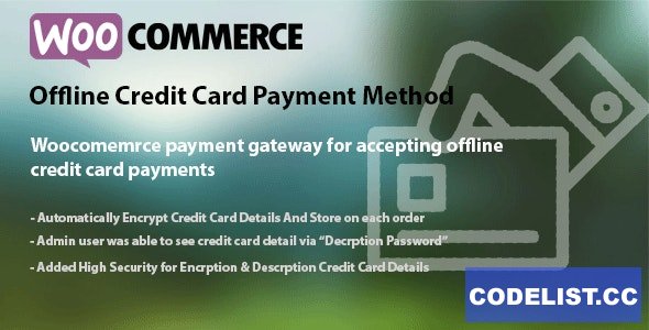 WooCommerce Offline Credit Card Payment Method v1.7