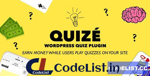 Quizé v4.1.7 – A Quiz Plugin To Triple Your Ad Revenue