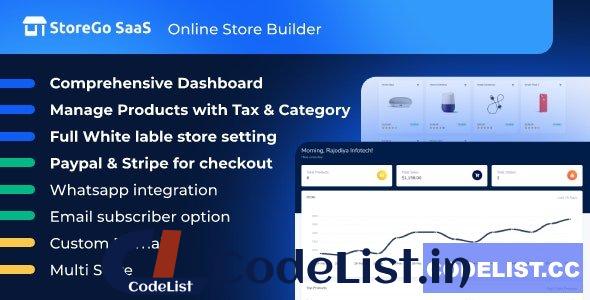 StoreGo SaaS v3.2 – Online Store Builder – nulled