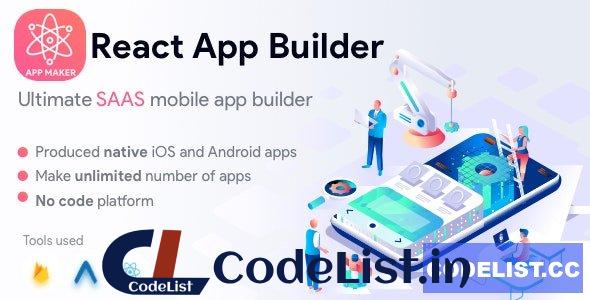 React App Builder v13.5.0 – SaaS – Unlimited number of apps