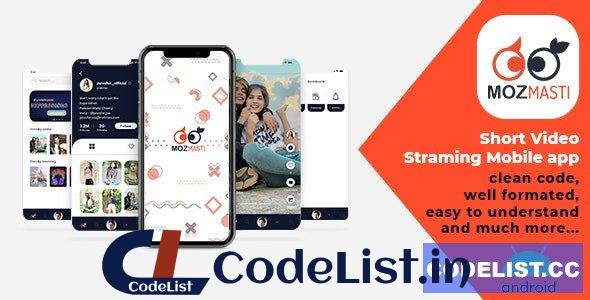 Mozmasti v1.0 – Short Video Streaming Mobile Application