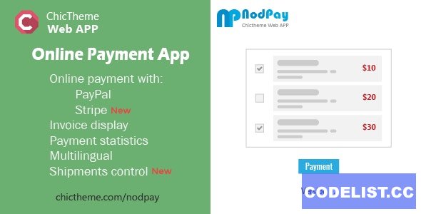 NodPay v1.1 – Online Payment App