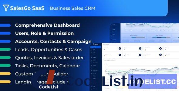 SalesGo SaaS v2.4.0 – Business Sales CRM