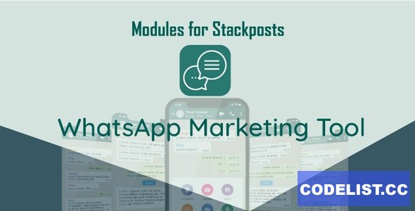 Whatsapp Marketing Tool Module For Stackposts v1.0