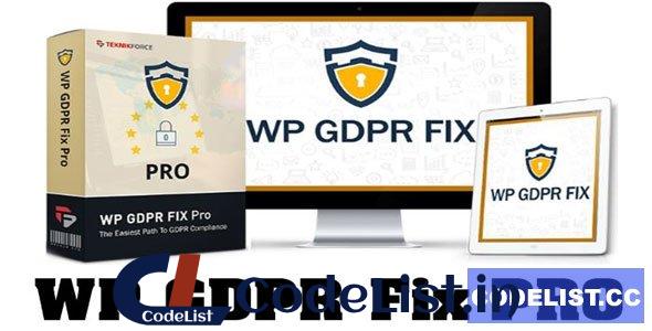 WP GDPR Fix Pro v3.6 – GDPR & PECR Compliance for your WordPress Site