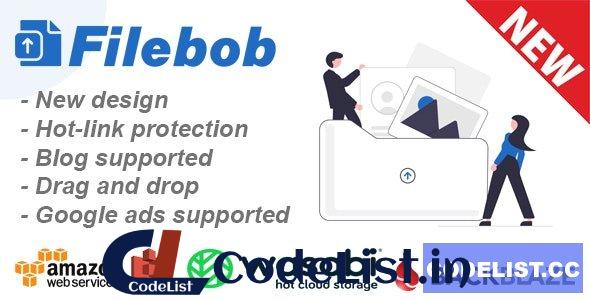 Filebob v1.3.0 – File Sharing And Storage Platform