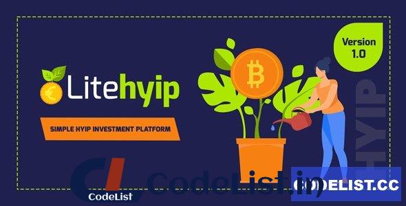 LiteHYIP v1.0 – Simple HYIP Investment Platform