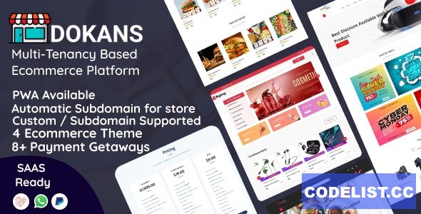 DOKANS v3.0 – Multitenancy Based Ecommerce Platform (SAAS)