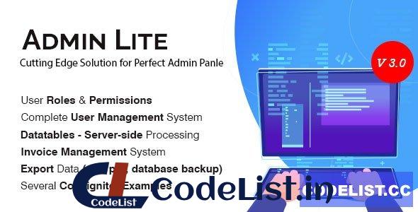 Admin Lite v3.0 – PHP Admin Panel + User Management