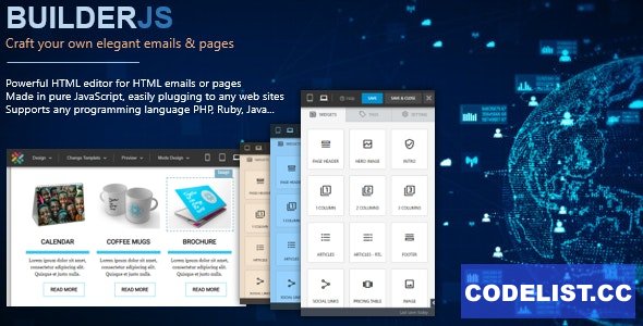 BuilderJS v4.0.6 – HTML Email & Page Builder