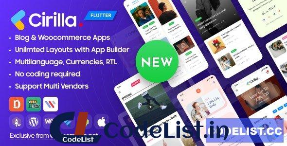 Cirilla v4.1.1 – Multipurpose Flutter App For WordPress & Woocommerce