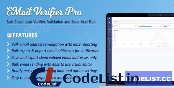 Email Verifier Pro v3.0.1 – Bulk Email Addresses Validation, Mail Sender & Email Lead Management Tool