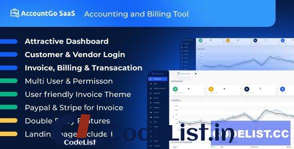 AccountGo SaaS v3.9.0 – Accounting and Billing Tool – nulled