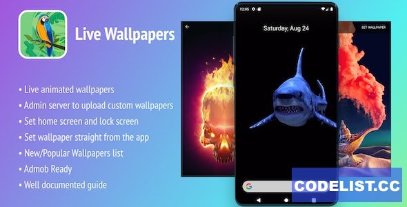 Live Wallpapers Android App v1.0 – In-app Purchases