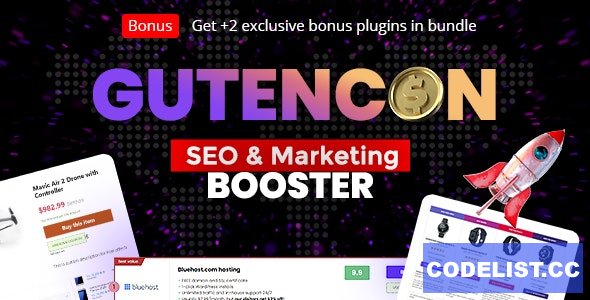 Gutencon v1.0 – Marketing and SEO Booster, Listing and Review Builder for Gutenberg