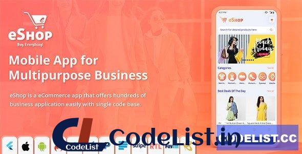 eShop v2.0.5 – Flutter E-commerce Full App