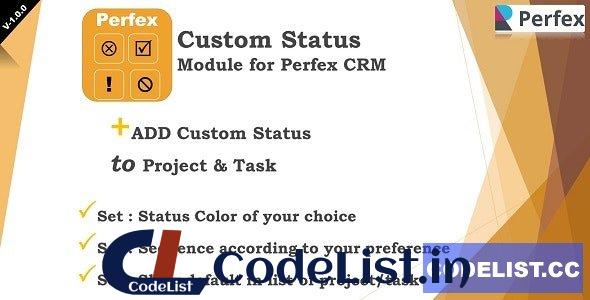 Add-on Statuses Module for Perfex CRM v1.0.0