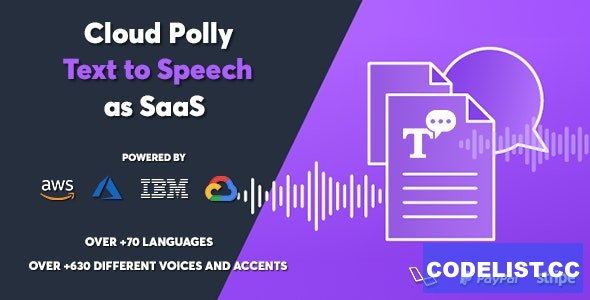 Cloud Polly v1.0.0 – Ultimate Text to Speech as SaaS – nulled