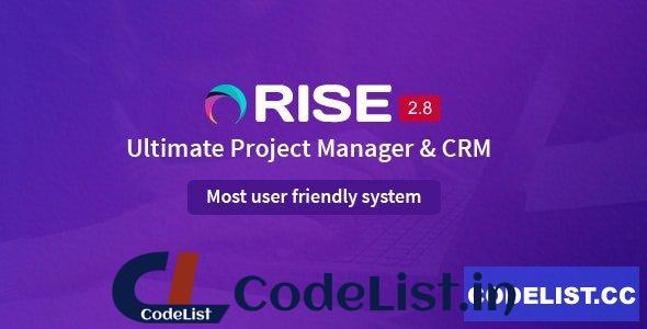 RISE v2.8 – Ultimate Project Manager & CRM – nulled