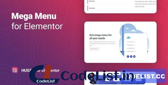 Huger v1.0 – Mega Menu for Elementor