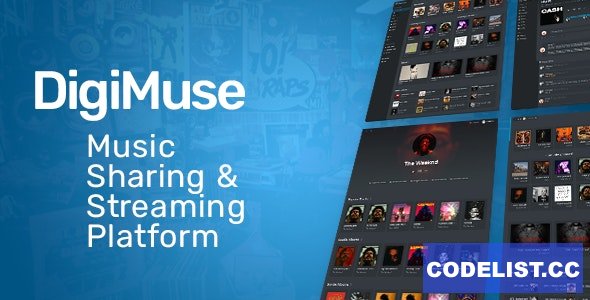 DigiMuse v1.12 – Music Streaming Platform