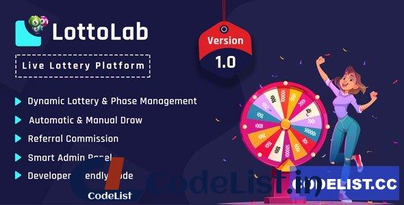 LottoLab v2.0 – Live Lottery Platform – nulled