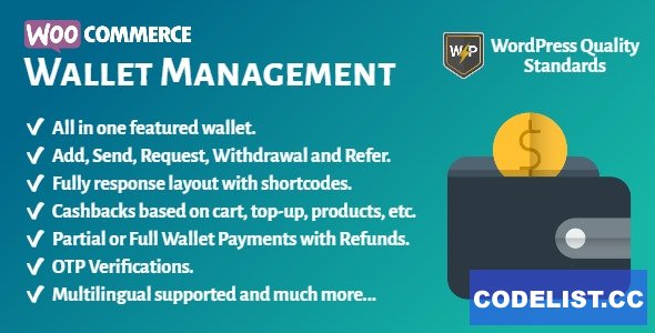 WooCommerce Wallet Management v3.6.0 – All in One