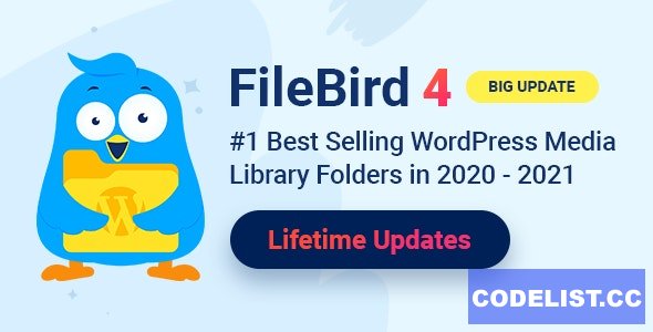 FileBird v4.9 – WordPress Media Library Folders