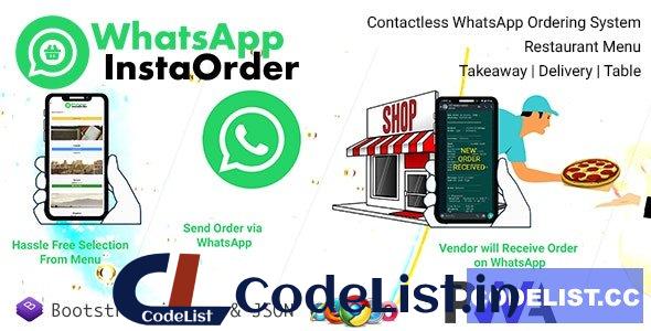 WhatsApp InstaOrder – ContactLess WhatsApp Ordering