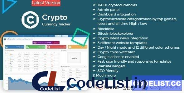 Crypto Currency Tracker v9.5 – Realtime Prices, Charts, News, ICO’s and more