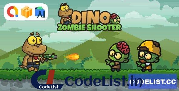 Dino Zombie Shooter Android Game with AdMob Ads + Ready to Publish