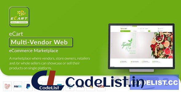 eCart Web v1.0.0 – Multi Vendor eCommerce Marketplace