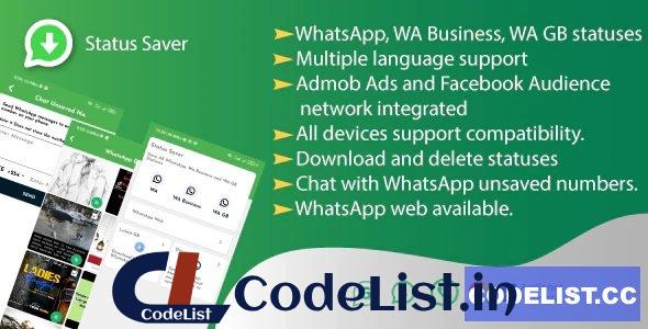 Status Saver For WhatsApp, WhatsApp Business, WhatsApp GB, WhatsApp Web, Direct CHat with unsaved v1.0