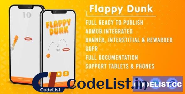 Flappy Dunk (Admob + GDPR + Unity) v1.0