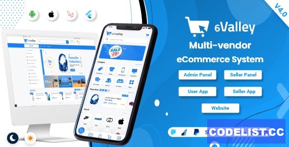 6valley v4.0 – Complete eCommerce Mobile App, Web, Seller and Admin Panel – nulled